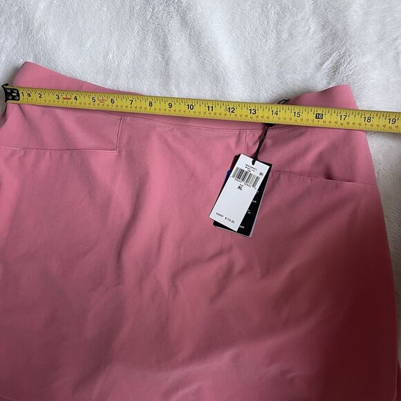 Ralph Lauren RLX Golf Skort Women's Sz XL Pink Stretch Back Pleated AIM 17" $128 - Picture 4 of 6